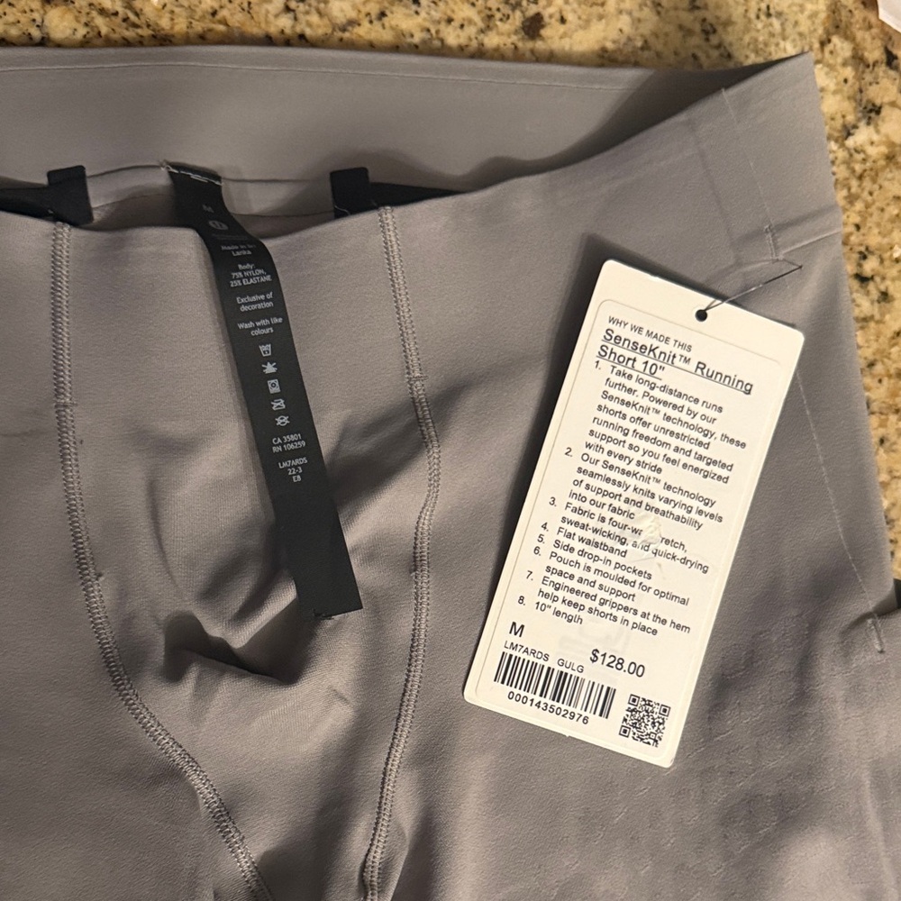 Lululemon SenseKnit Running Short 10”